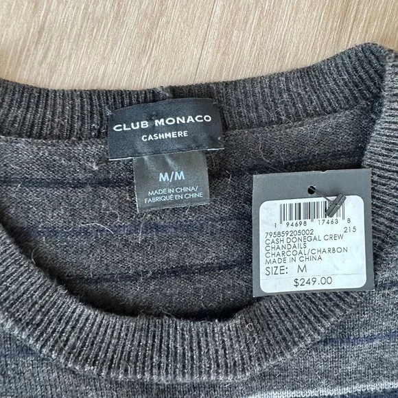 ⚡️NWT⚡️ Club Monaco Men's Cashmere Sweater - Picture 3 of 3